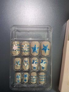 Sparkling Star Press-On Nails