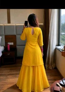 Beautiful Yellow Kurta Set with Dupatta