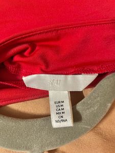 H&amp;M Gathered Cap-Sleeved Top - Size