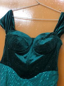 Urbanic Corset Off Shoulder Sequence Sexy Dress