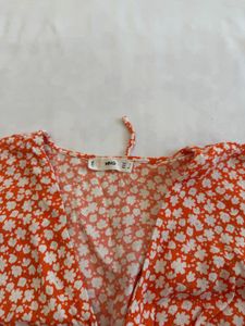 MANGO brand Floral Print to