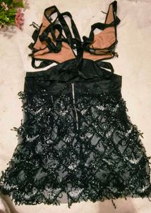 very sexy backless partywear dress