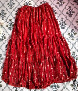 Elegant Red ghagra