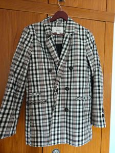 Stylish Plaid Blazer