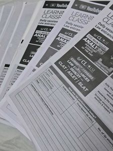 CLAT 2026 Mocks- Question Booklets with answers
