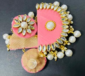 Fancy Fabric Party Wear Have Long Size Earrings