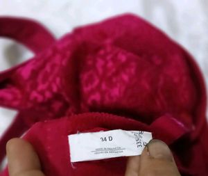 Red Lace Bra