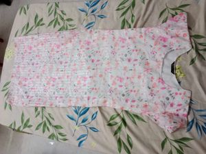 Floral skirt and top set
