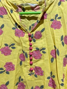 Branded floral kurta coord set