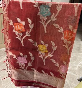 Elegant Floral Saree