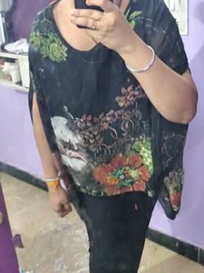 Stylish Printed Kaftan Top