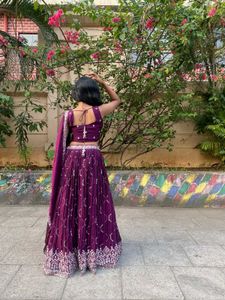 Stunning Purple Lehenga Choli