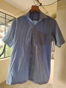boys  Blue shirt and black pant combo of 2