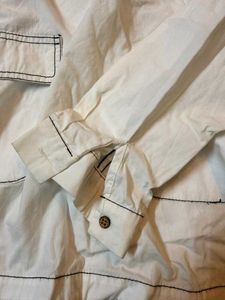 Y2k White Hooded Pullover Top
