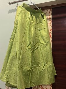 Light Green Ethnic Skirt