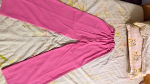 Pink Wide Leg Pants