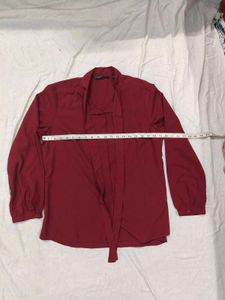Elegant Burgundy Blouse