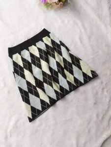 🩷Free Shipping Argyle Knit Mini Skirt🩷