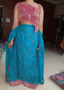Beautiful Blue Lehenga Choli