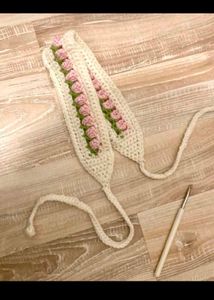Crochet Floral Headband