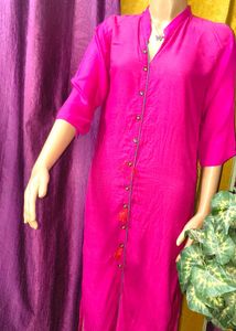 Vibrant Pink Kurta for Women