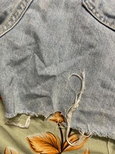 Distressed Denim Shorts
