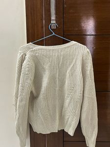 Cozy Cream Knit Sweater