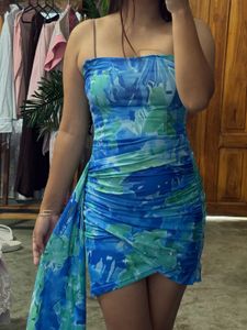 Stunning Floral Print Mini Dress