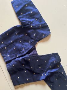 Elegant Navy Blue Blouse