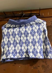 Argyle Knit Sweater