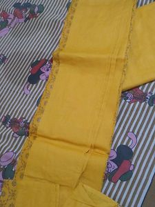 Haldi Function Ke Liye Yelo Color Bottom And Kurta