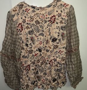 Bohemian Floral Print top