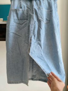Stylish Denim Shirt Dress
