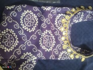 Elegant Purple Kurti Top