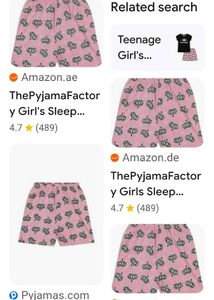 Cute Crown Print Pajama Shorts
