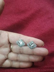 Elegant Diamond Stud Earrings