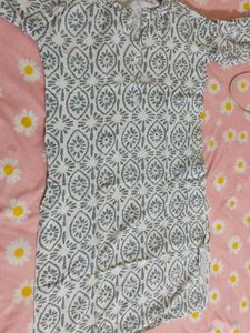 Floral Button-Up Kurti