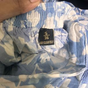 Beautiful Blue Floral Kurta Set