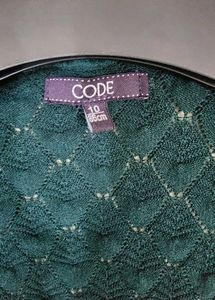 Bottle Green Mid Length Shrug