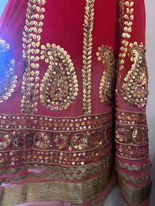 Stunning Pink Kurta Set with Gold Embellishments