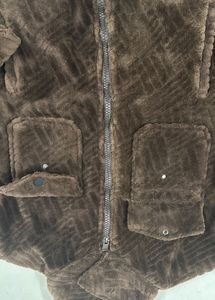 Cozy Brown Textured Jacket