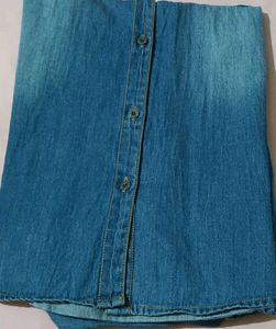 Stylish Blue Denim Shirt