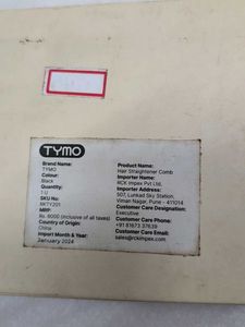 Tymo Hair Straightening Comb