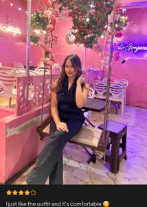 Sparkly Halter Neck Top &amp; Wide Leg Pants Set