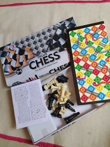 The Chess Board With Snake And Ladder