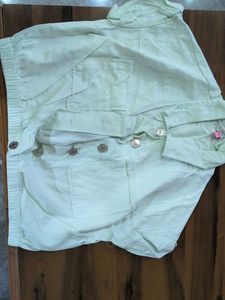 Light Green Cargo Top