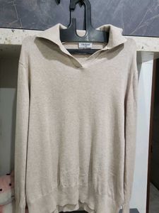 Cozy Beige Knit Sweater from paris