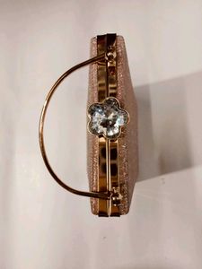 Elegant Rose Gold Clutch Bag