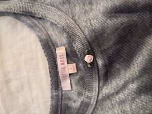Gray Tie-Dye Cropped Tank Top