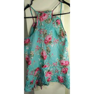Floral Ruffle Camisole Top